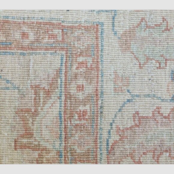 Indo Oushak Vintage Rug 66"x 94" Hand-Knotted Traditional | 100% Wool - Picture 7 of 16